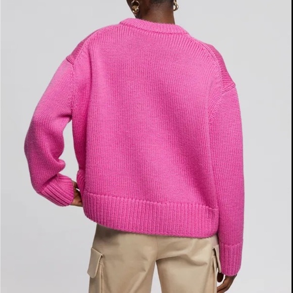 & Other Stories pink 100% wool sweater - Picture 2 of 5